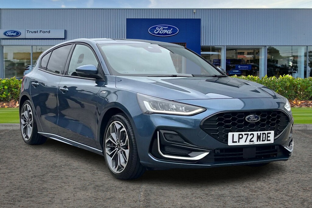 Ford Focus 1.0T Ecoboost Mhev St-line Vignale Hatchback P Blue