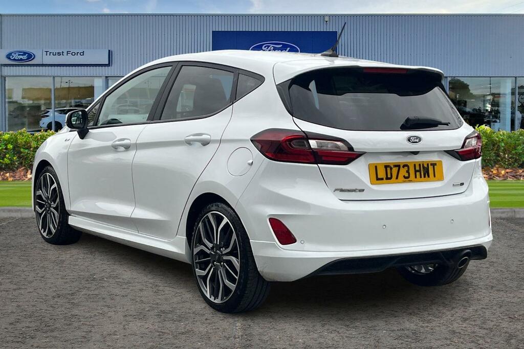Ford Fiesta 1.0L Ecoboost 125Ps Hybrid Mhev St-line X Manu LD73HWT White #2