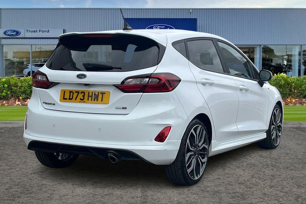 Ford Fiesta 1.0L Ecoboost 125Ps Hybrid Mhev St-line X Manu LD73HWT White #4