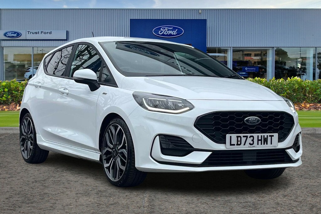 Ford Fiesta 1.0L Ecoboost 125Ps Hybrid Mhev St-line X Manu White
