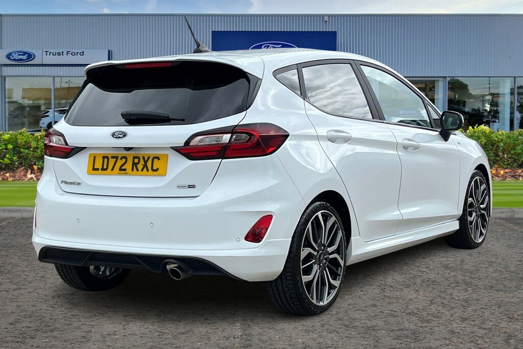 Ford Fiesta 1.0T Ecoboost Mhev St-line X Edition Hatchback LD72RXC White #4