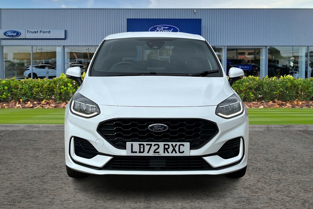 Ford Fiesta 1.0T Ecoboost Mhev St-line X Edition Hatchback LD72RXC White #6