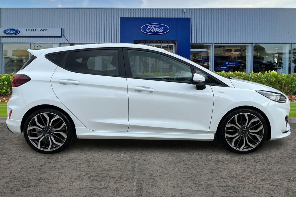 Ford Fiesta 1.0T Ecoboost Mhev St-line X Edition Hatchback LD72RXC White #3