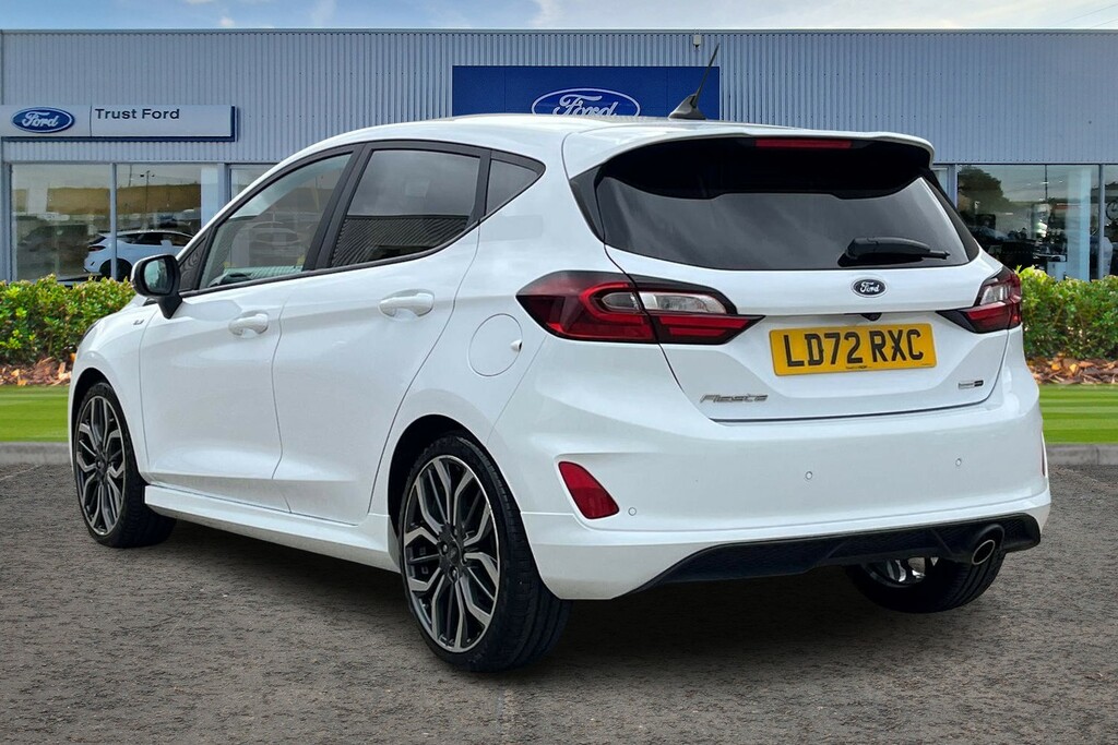 Ford Fiesta 1.0T Ecoboost Mhev St-line X Edition Hatchback LD72RXC White #2