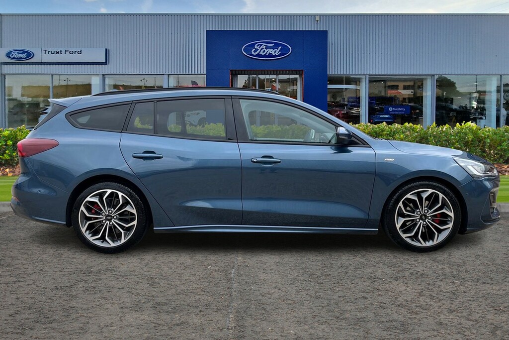 Ford Focus 1.0T Ecoboost Mhev St-line X Estate Hyb LG74AFM Blue #3