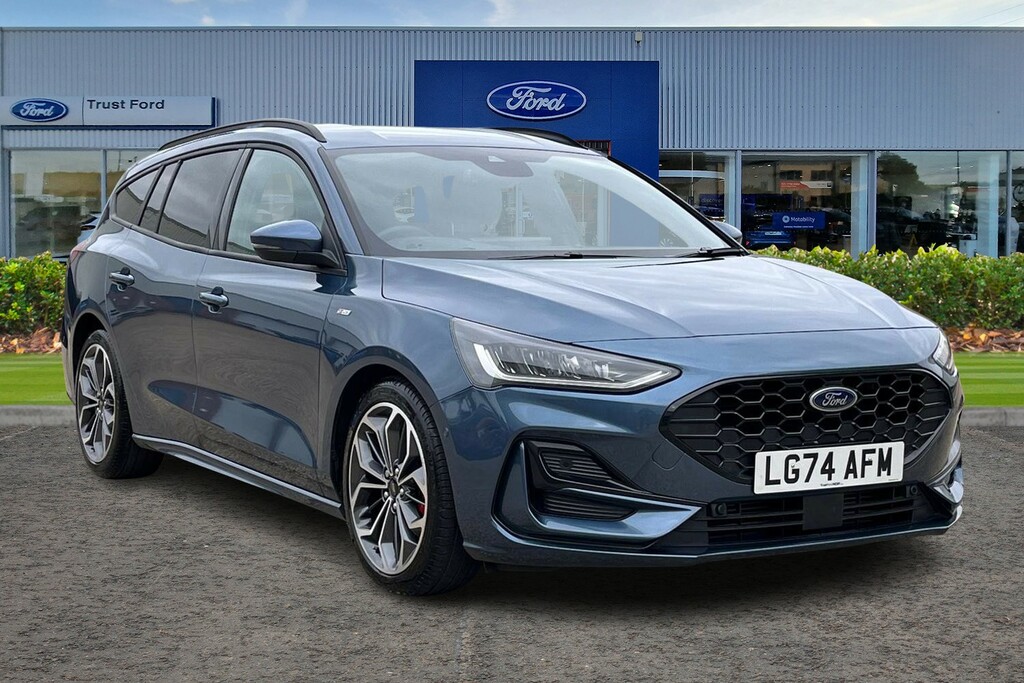 Ford Focus 1.0T Ecoboost Mhev St-line X Estate Hyb Blue