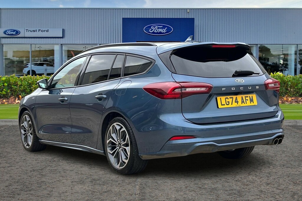 Ford Focus 1.0T Ecoboost Mhev St-line X Estate Hyb LG74AFM Blue #2