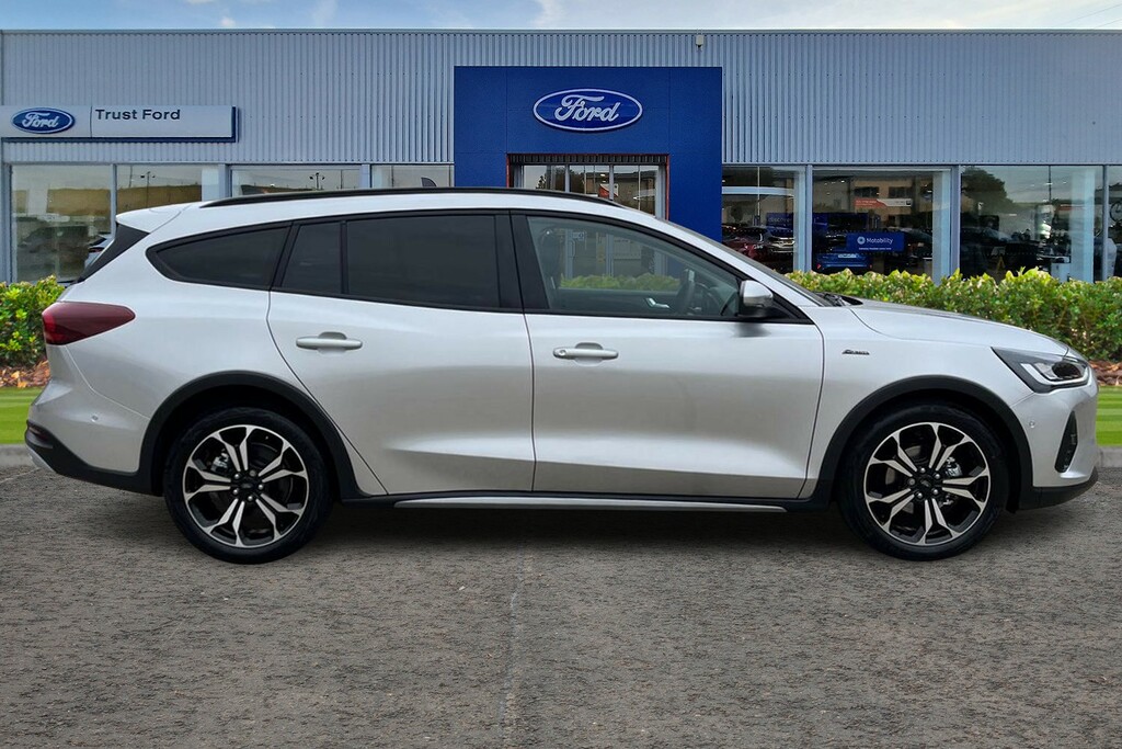Ford Focus 1.0T Ecoboost Mhev Active X Estate Hybr LC75YHH Silver #3