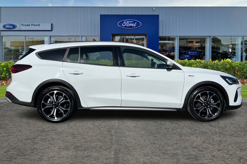 Ford Focus 1.0T Ecoboost Mhev Active X Estate Hybr IMZ9657 White #3