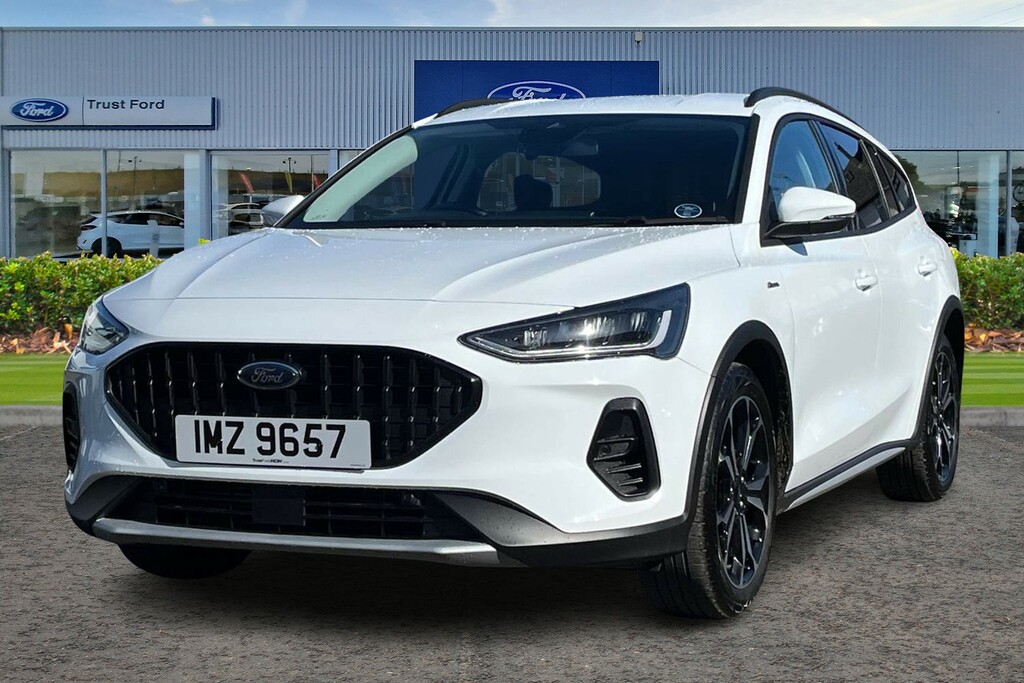 Ford Focus 1.0T Ecoboost Mhev Active X Estate Hybr IMZ9657 White #5