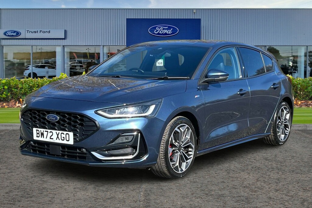 Ford Focus 1.0 Ecoboost Hybrid Mhev 155 St-line Vignale BW72XGO Blue #5
