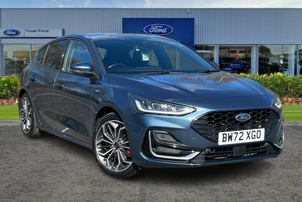 Ford Focus 1.0 Ecoboost Hybrid Mhev 155 St-line Vignale Blue