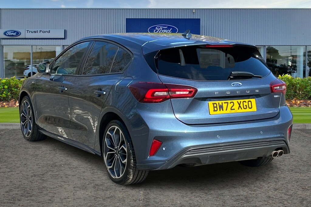 Ford Focus 1.0 Ecoboost Hybrid Mhev 155 St-line Vignale BW72XGO Blue #2