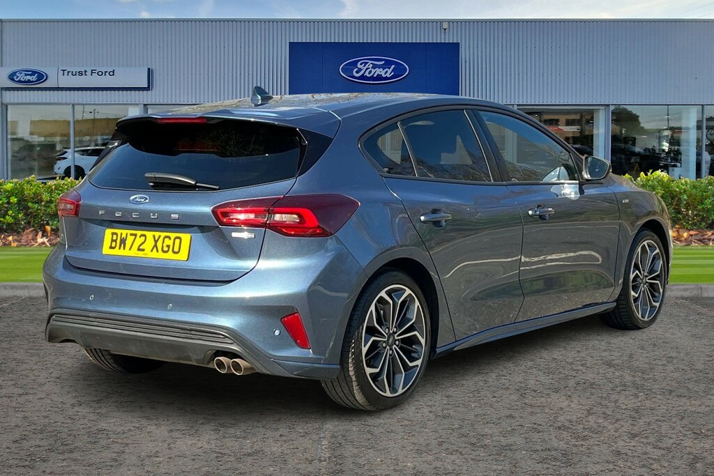Ford Focus 1.0 Ecoboost Hybrid Mhev 155 St-line Vignale BW72XGO Blue #4