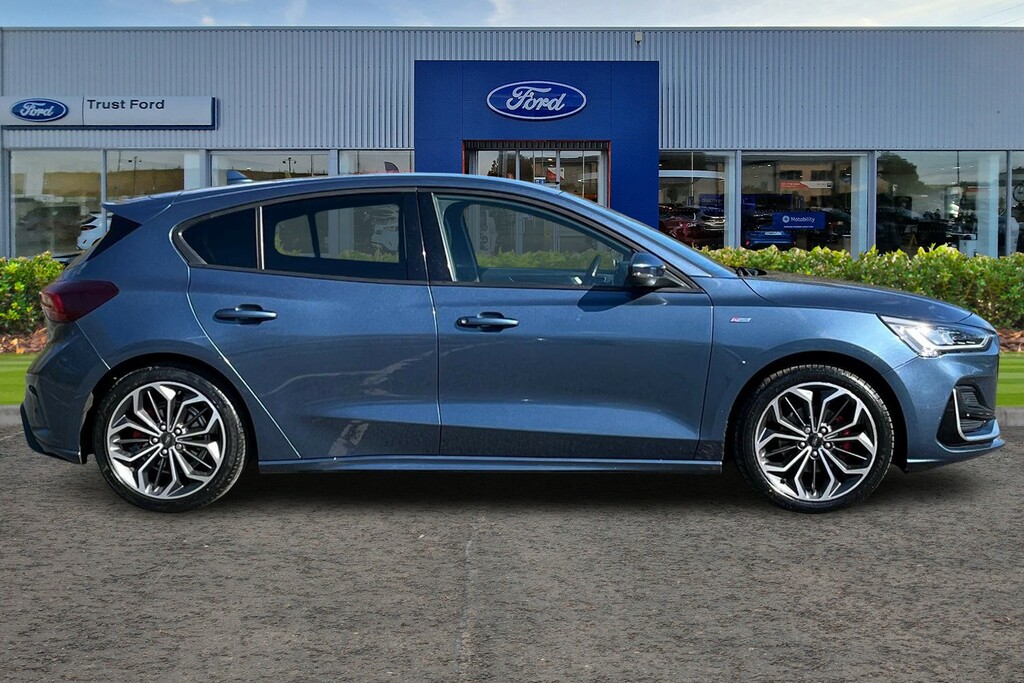 Ford Focus 1.0 Ecoboost Hybrid Mhev 155 St-line Vignale BW72XGO Blue #3