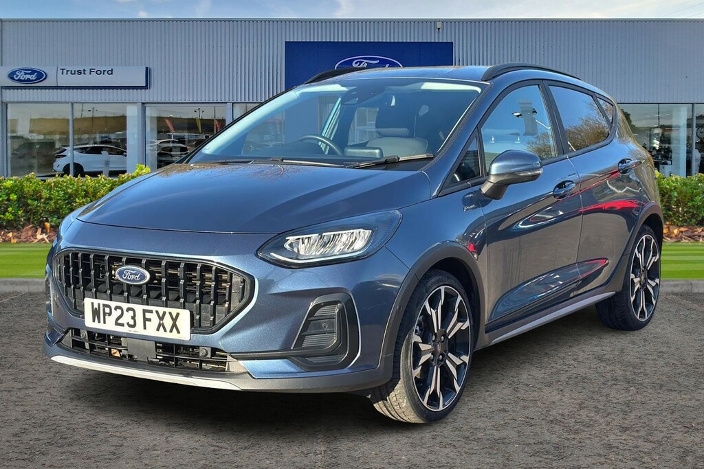 Ford Fiesta 1.0 Ecoboost Active X With Front Rear Sensor WP23FXX Blue #5