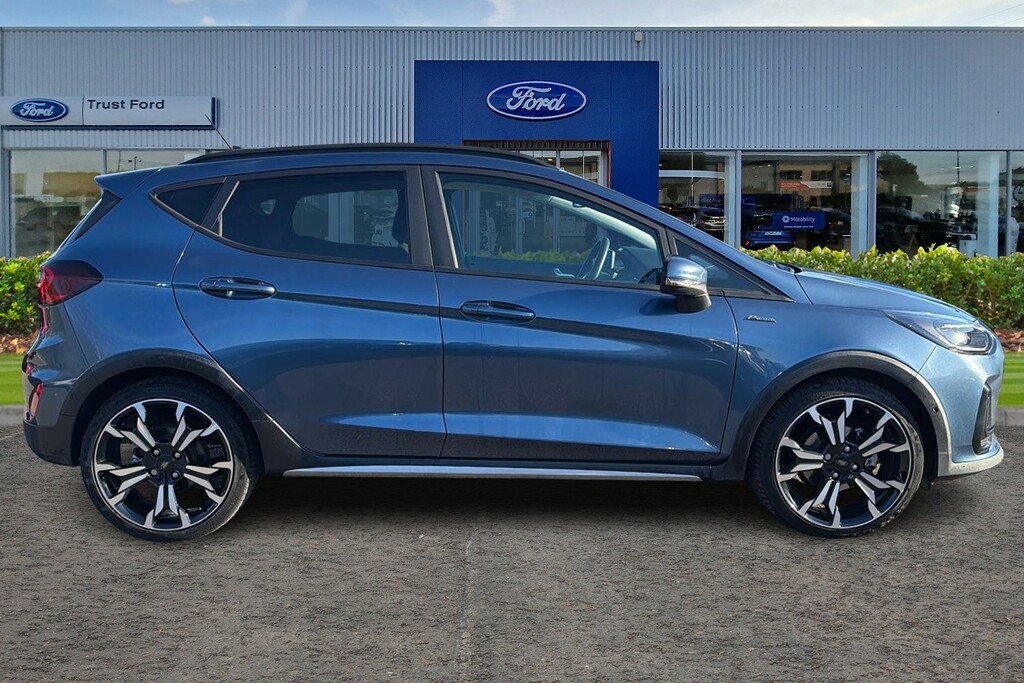 Ford Fiesta 1.0 Ecoboost Active X With Front Rear Sensor WP23FXX Blue #3