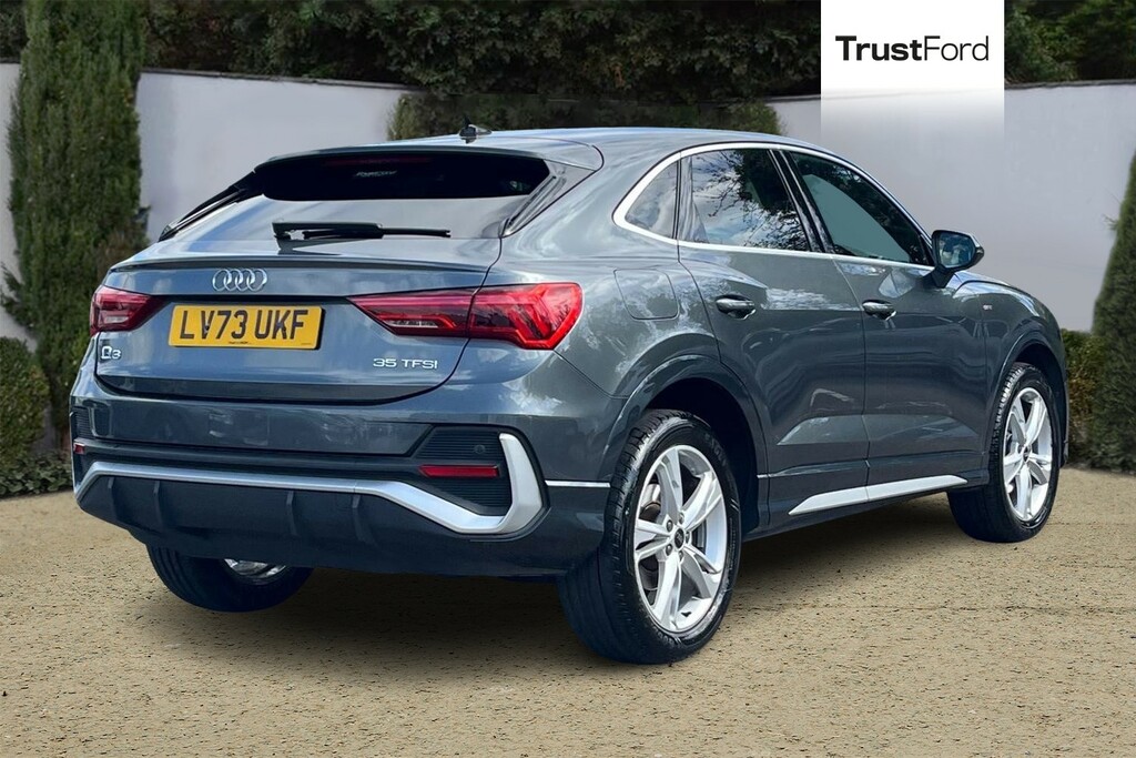 Audi Q3 1.5 Tfsi Cod 35 S Line Sportback S Tron LV73UKF Grey #4