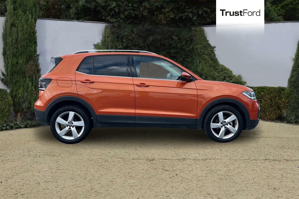Volkswagen T-Cross 1.0 Tsi 110 Sel Dsg - Parking Sensors Sat Nav YHZ9904 Orange #3