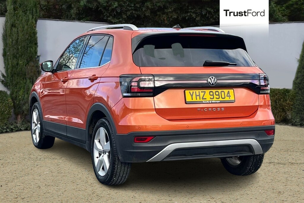 Volkswagen T-Cross 1.0 Tsi 110 Sel Dsg - Parking Sensors Sat Nav YHZ9904 Orange #2