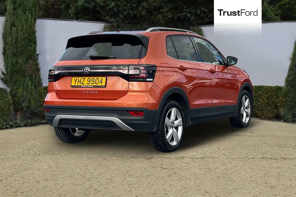 Volkswagen T-Cross 1.0 Tsi 110 Sel Dsg - Parking Sensors Sat Nav YHZ9904 Orange #4