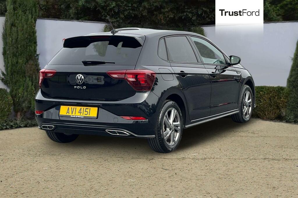 Volkswagen Polo 1.0 Tsi 115 R-line Dsg - Sat Nav Parking Senso AVI4151 Black #4