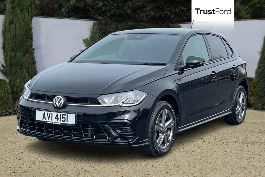 Volkswagen Polo 1.0 Tsi 115 R-line Dsg - Sat Nav Parking Senso AVI4151 Black #5