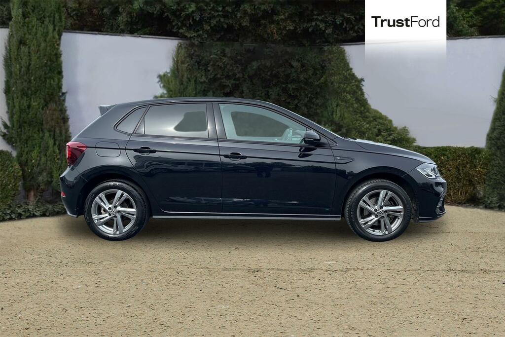 Volkswagen Polo 1.0 Tsi 115 R-line Dsg - Sat Nav Parking Senso AVI4151 Black #3