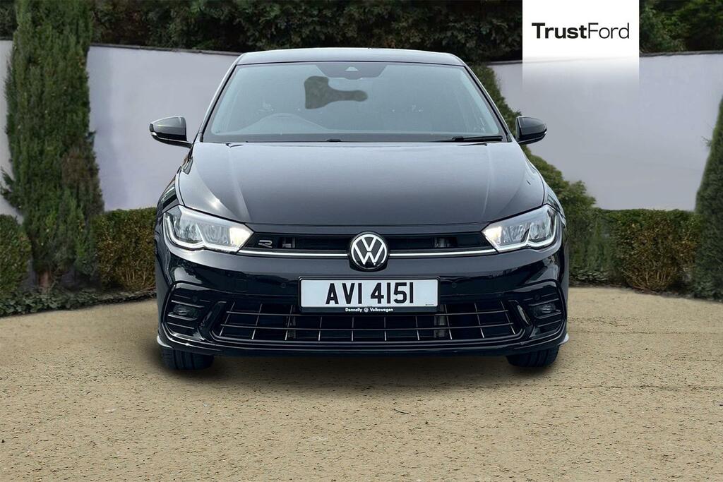 Volkswagen Polo 1.0 Tsi 115 R-line Dsg - Sat Nav Parking Senso AVI4151 Black #6