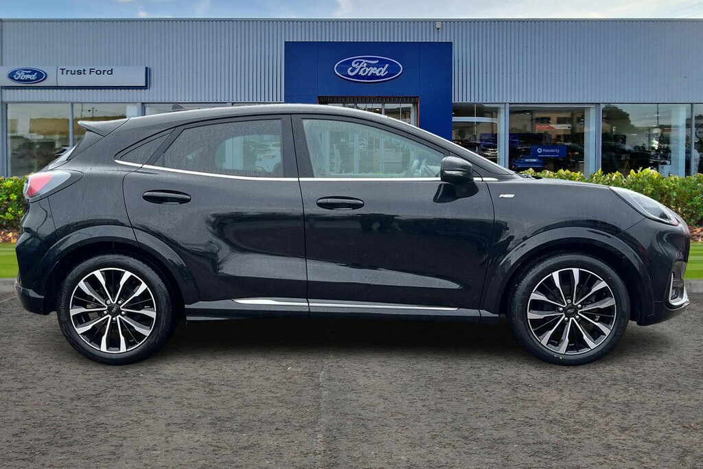 Ford Puma 1.0 Ecoboost Hybr Mhev 155 St-line Vignale Dct MA23WBW Black #3