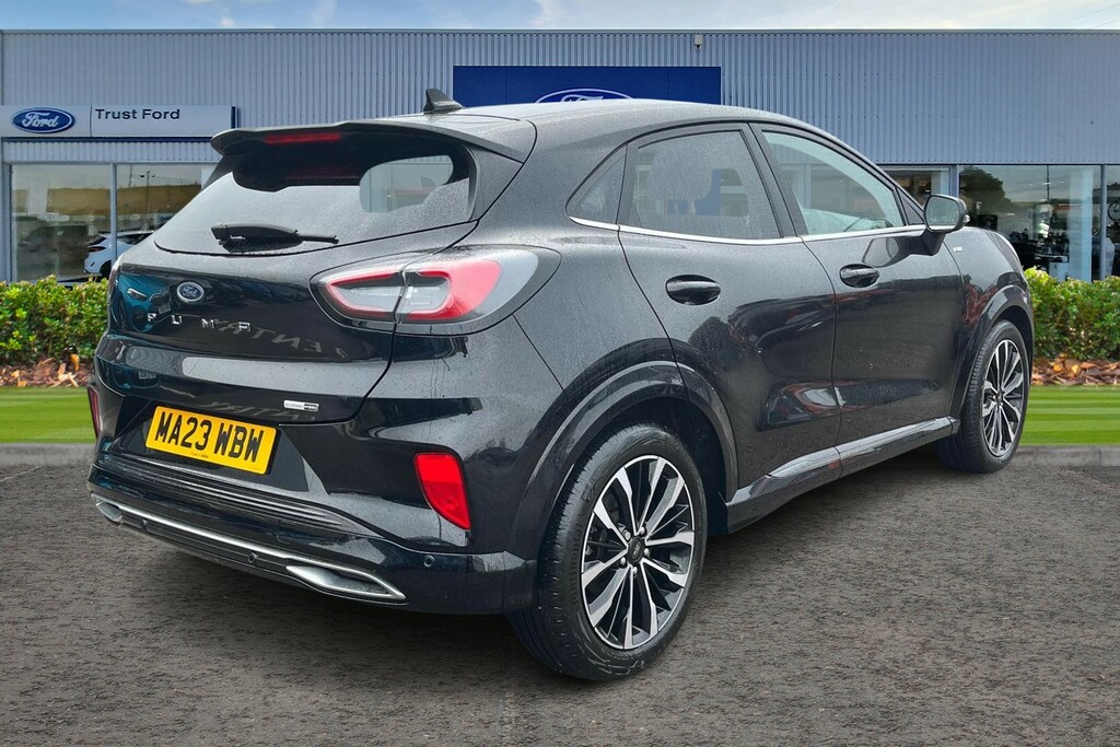 Ford Puma 1.0 Ecoboost Hybr Mhev 155 St-line Vignale Dct MA23WBW Black #4