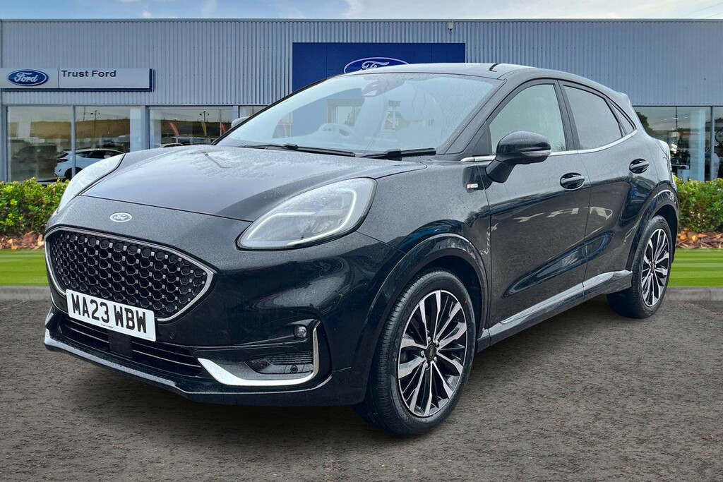 Ford Puma 1.0 Ecoboost Hybr Mhev 155 St-line Vignale Dct MA23WBW Black #5