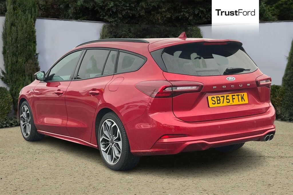 Ford Focus 1.0T Ecoboost Mhev St-line X Estate Hyb SB75FTK Red #2