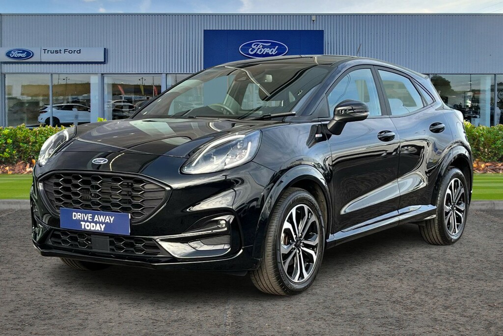 Ford Puma 1.0T Ecoboost Mhev St-line Suv Dct Euro YS71VOJ Black #5