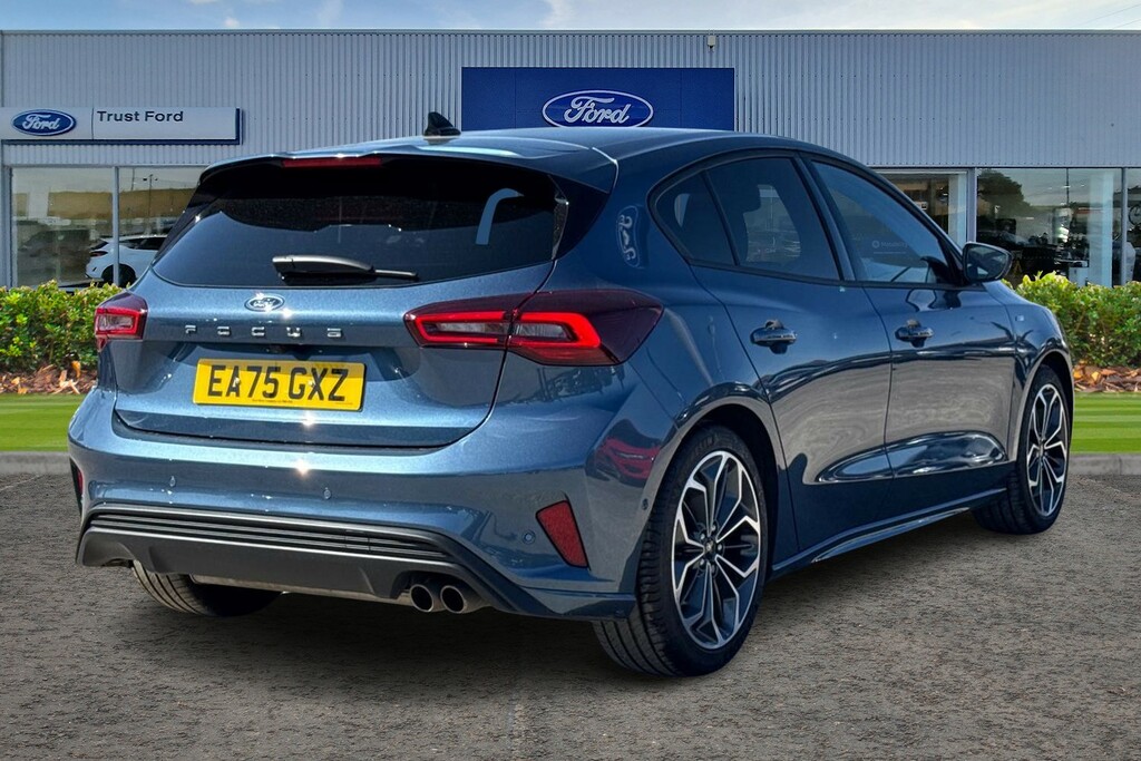 Ford Focus 1.0 Ecoboost Hybrid Mhev 155 St-line X EA75GXZ Blue #4