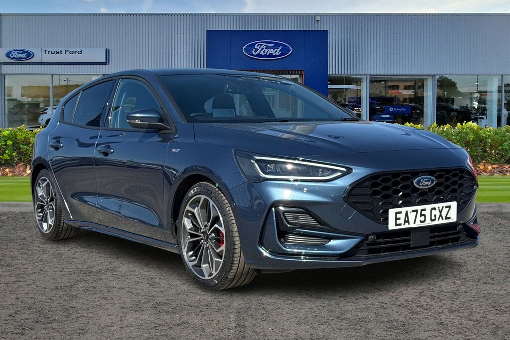 Ford Focus 1.0 Ecoboost Hybrid Mhev 155 St-line X Blue