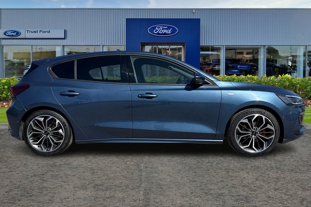 Ford Focus 1.0 Ecoboost Hybrid Mhev 155 St-line X EA75GXZ Blue #3