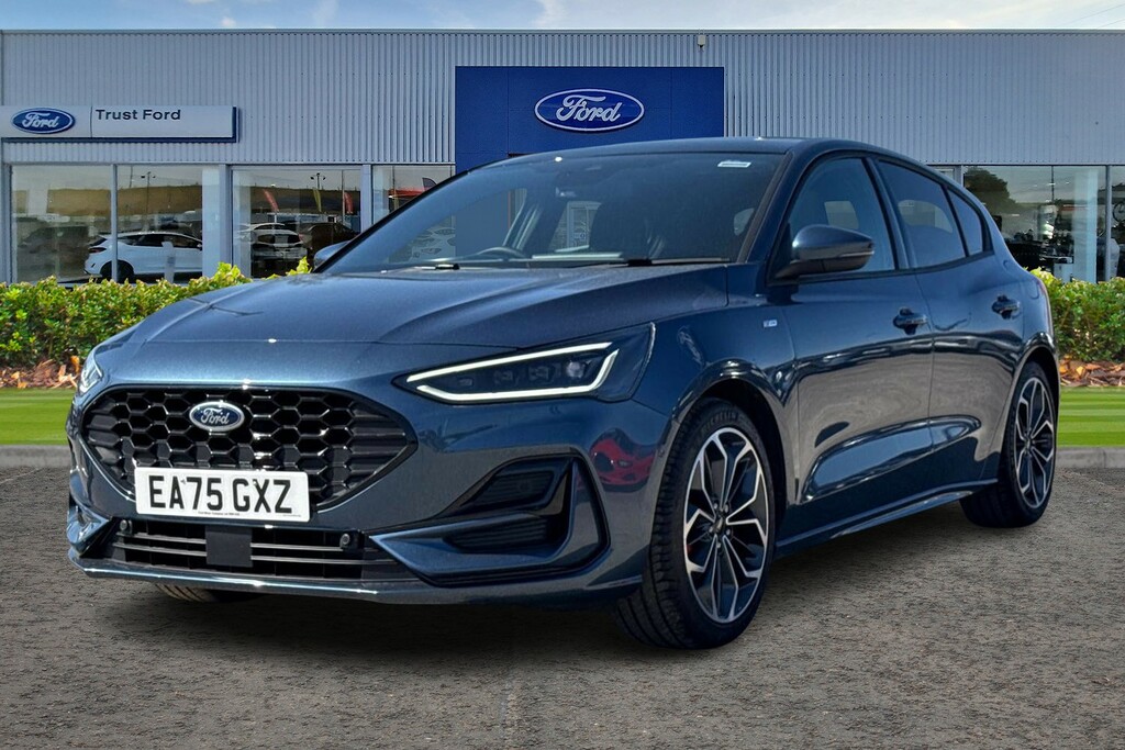 Ford Focus 1.0 Ecoboost Hybrid Mhev 155 St-line X EA75GXZ Blue #5