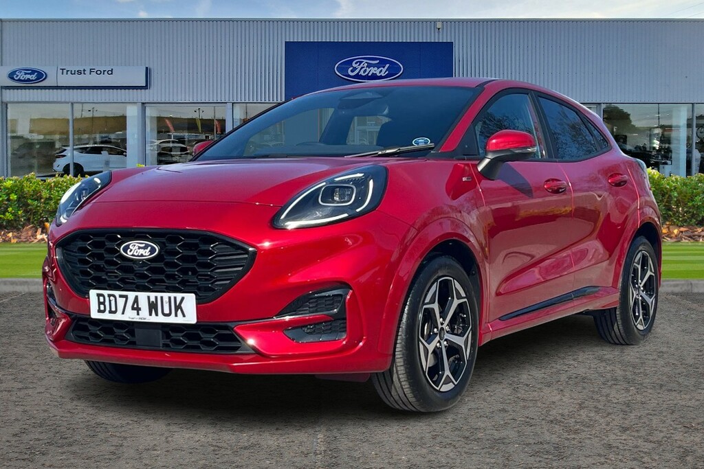 Ford Puma 1.0 Ecoboost Hybrid Mhev St-line Sync 4 - B BD74WUK Red #5