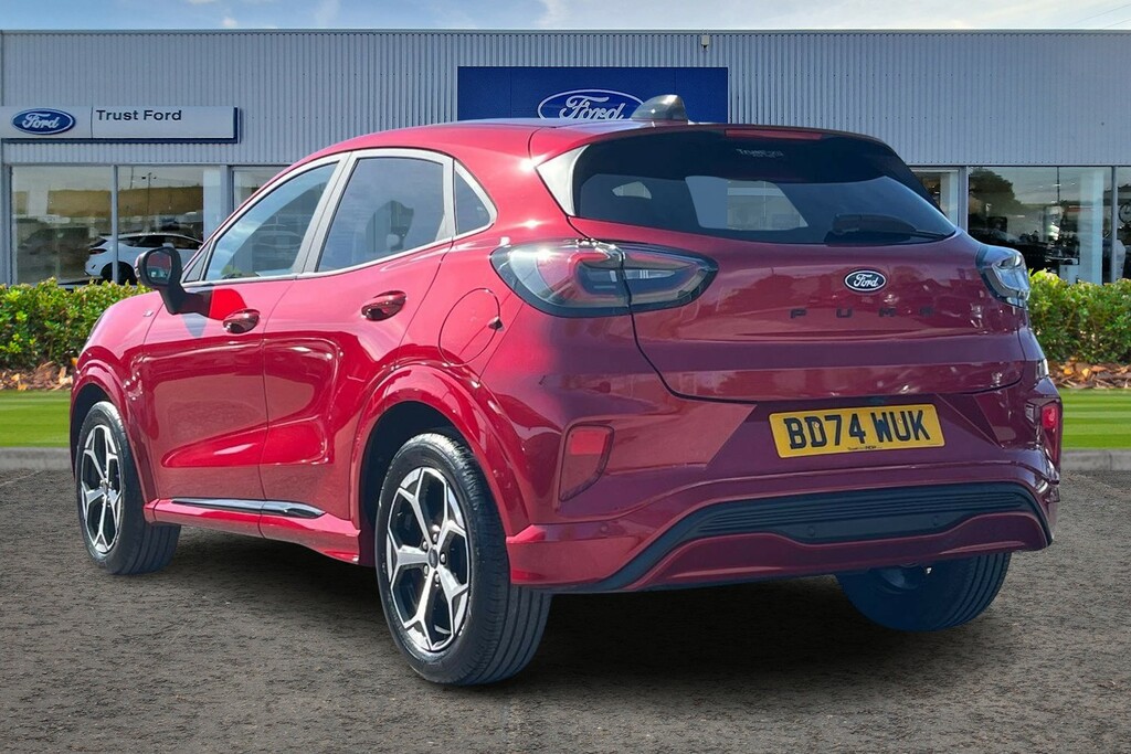 Ford Puma 1.0 Ecoboost Hybrid Mhev St-line Sync 4 - B BD74WUK Red #2
