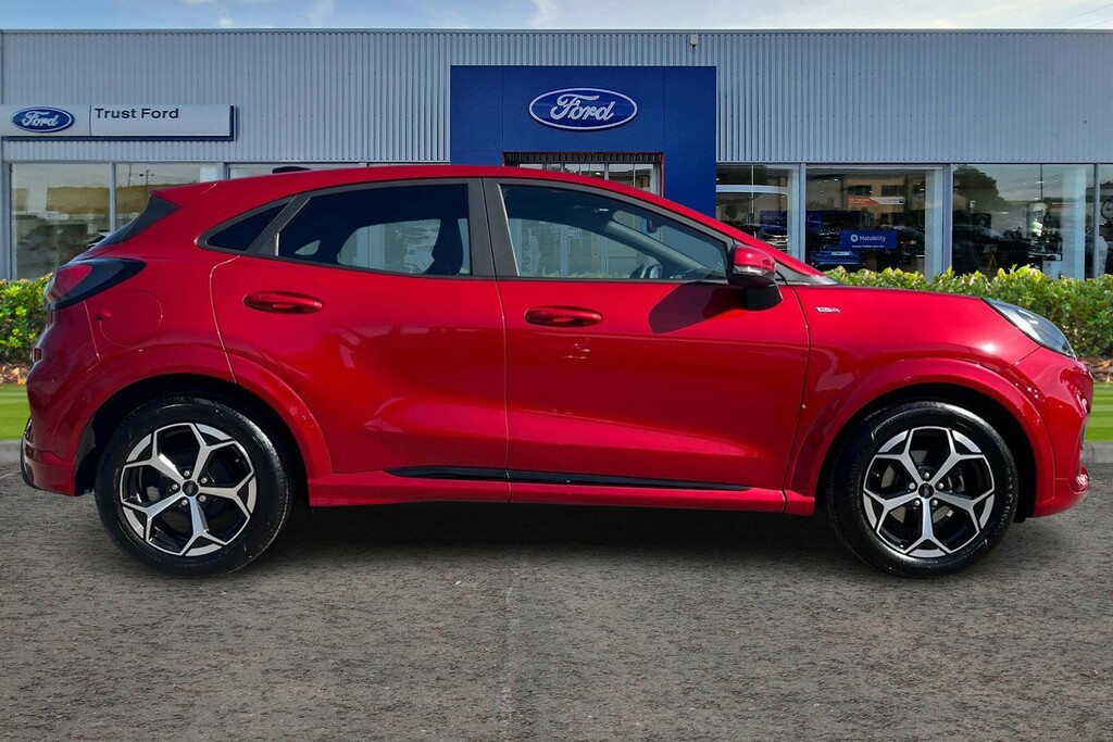 Ford Puma 1.0 Ecoboost Hybrid Mhev St-line Sync 4 - B BD74WUK Red #3