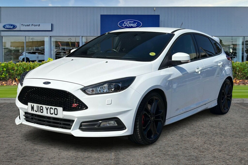 Ford Focus 2.0T Ecoboost St-3 Navigation With Rear Parkin White #5