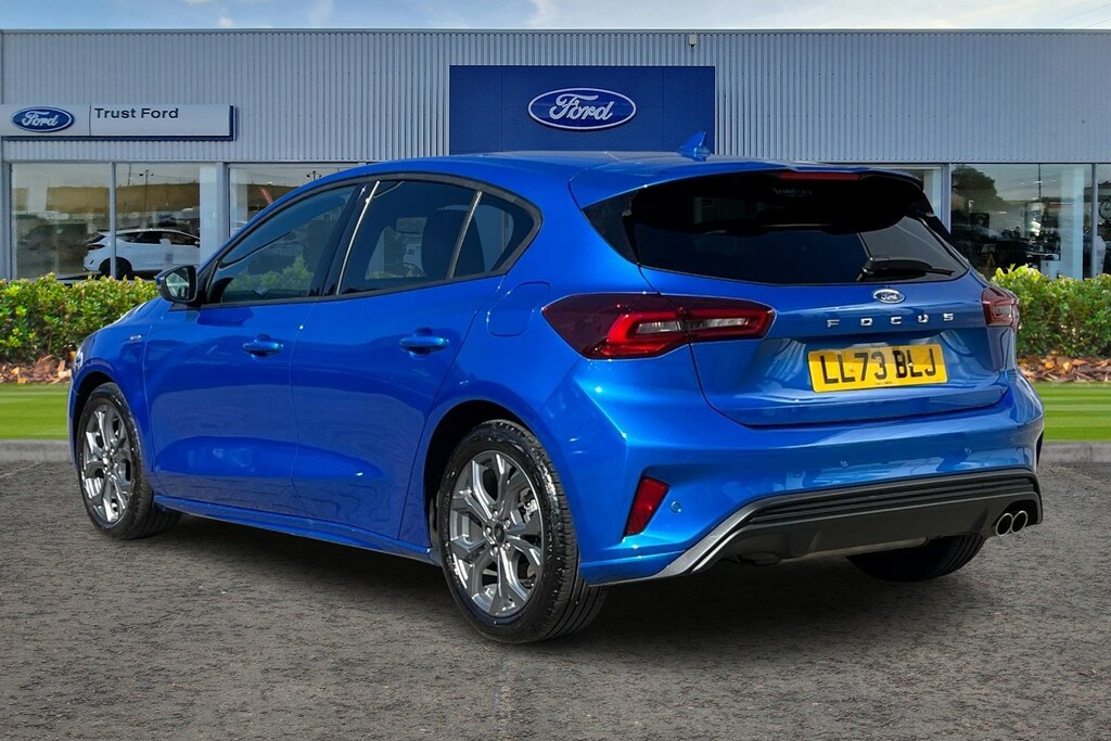 Ford Focus 1.0T Ecoboost St-line Hatchback LL73BLJ Blue #2