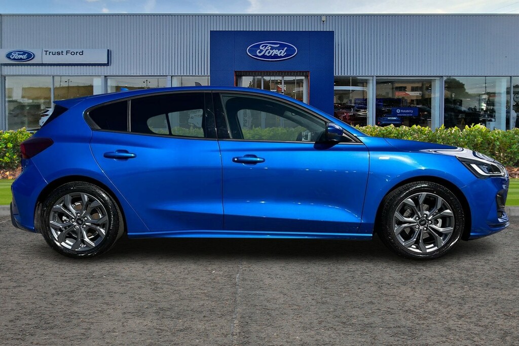 Ford Focus 1.0T Ecoboost St-line Hatchback LL73BLJ Blue #3