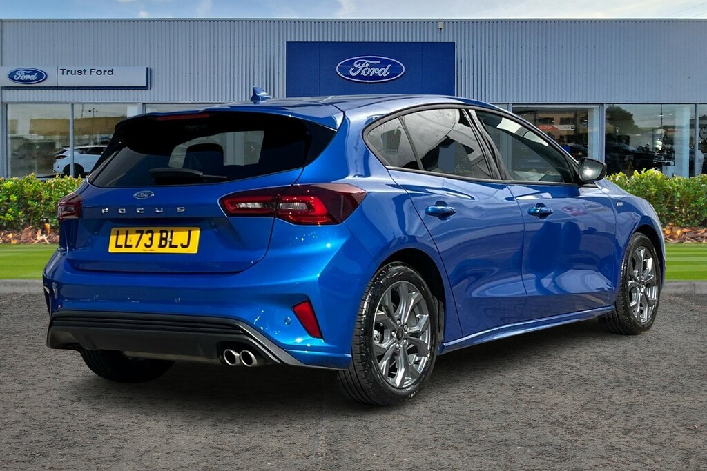 Ford Focus 1.0T Ecoboost St-line Hatchback LL73BLJ Blue #4