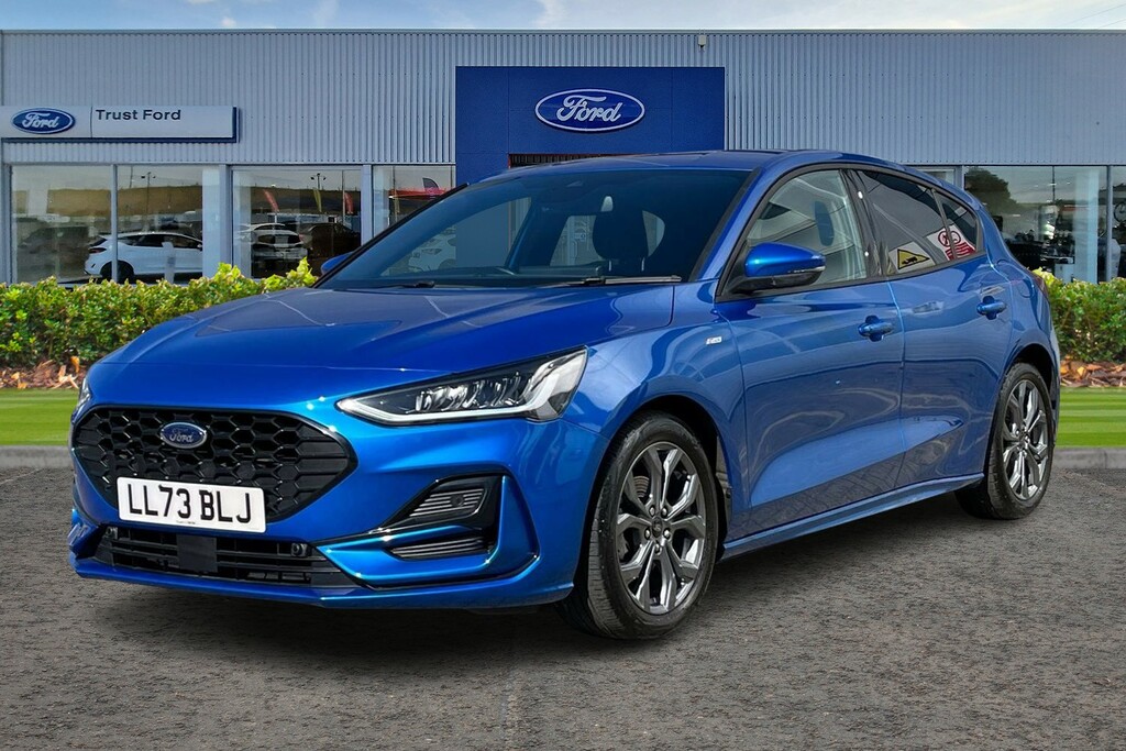 Ford Focus 1.0T Ecoboost St-line Hatchback LL73BLJ Blue #5