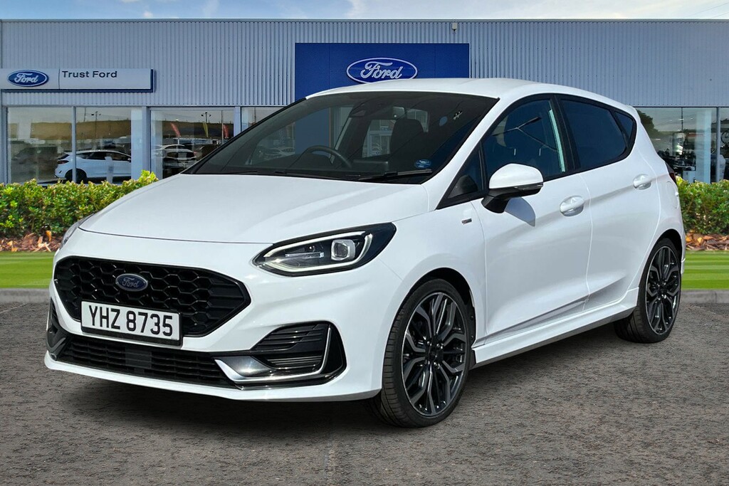 Ford Fiesta 1.0 Ecoboost St-line Vignale YHZ8735 White #5