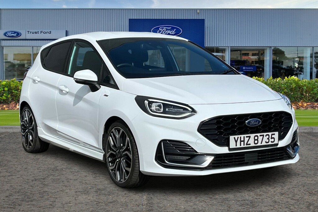 Ford Fiesta 1.0 Ecoboost St-line Vignale YHZ8735 White