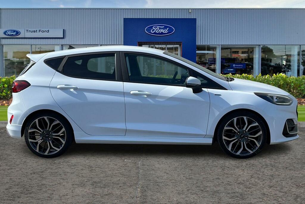 Ford Fiesta 1.0 Ecoboost St-line Vignale YHZ8735 White #3