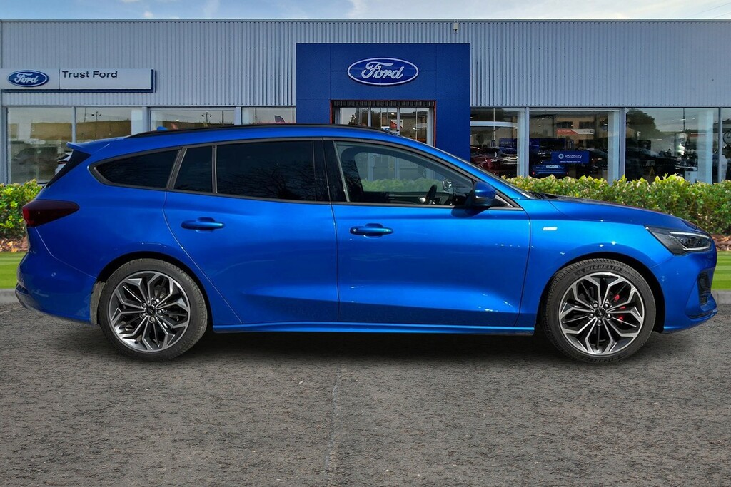 Ford Focus 1.0 Ecoboost Hybrid Mhev 155 St-line X Se EJ74XKW Blue #3